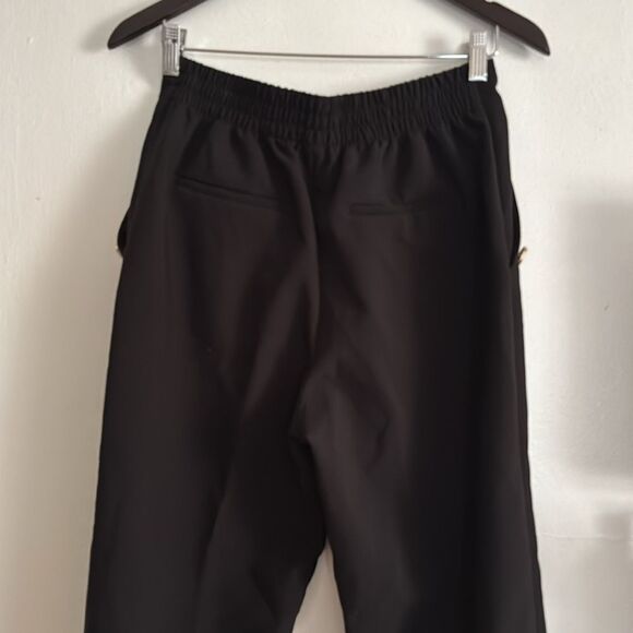 Zara High Rise Trousers Gold Hardware EUC - Picture 3 of 4